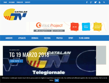 Tablet Screenshot of catalantv.it